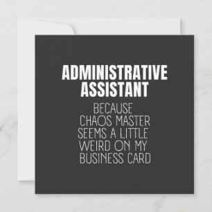 Administrativ assistent kort