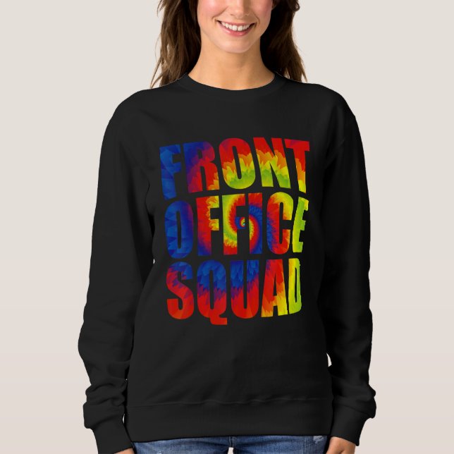 Administrativ assistent Tie Dye regnbåge framsida  T Shirt (Framsida)