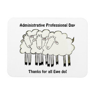 Administrativ Professionell-dag - tack Magnet