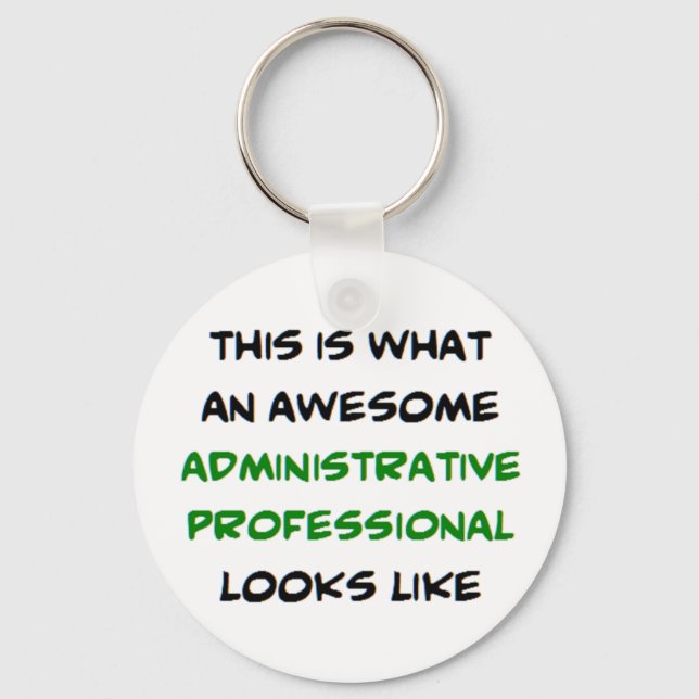 administrativ professionell, fantastisk nyckelring (Framsida)
