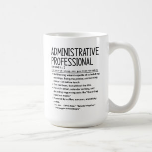 Administrativ professionell kaffemugg