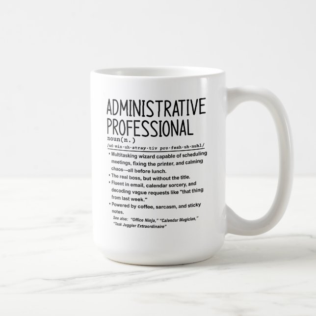 Administrativ professionell kaffemugg (Höger)