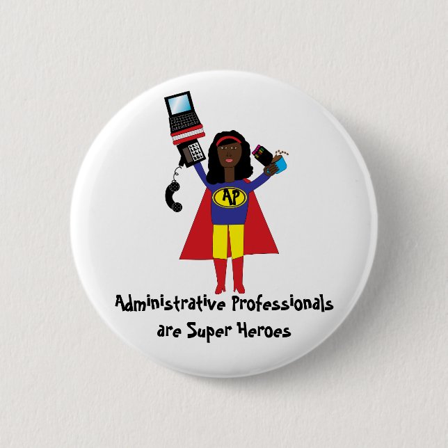 Administrativ Professionell Toppen Hero (African A Knapp (Framsida)