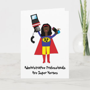 Administrativ Professionell Toppen Hero Black Kort