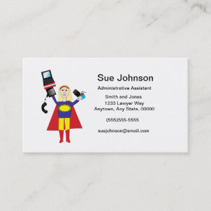 Administrativ Professionell Toppen Hero (Blonde) B Visitkort