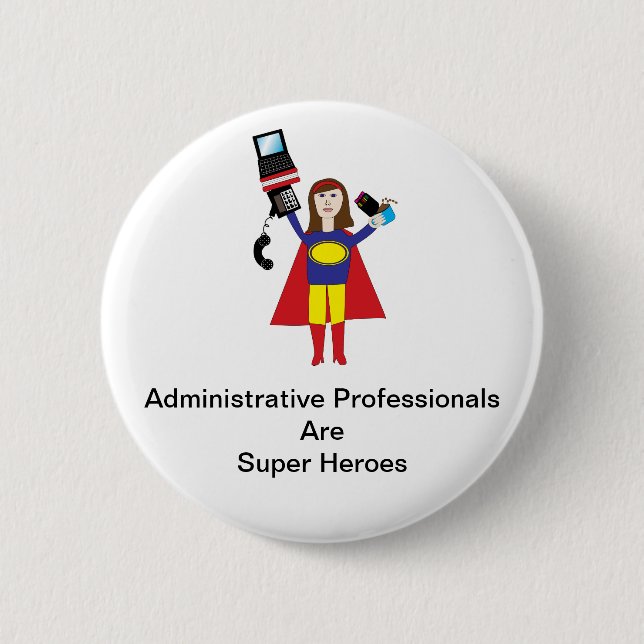 Administrativ Professionell Toppen Hero (Brunette) Knapp (Framsida)