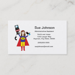 Administrativ Professionell Toppen Hero Business Visitkort