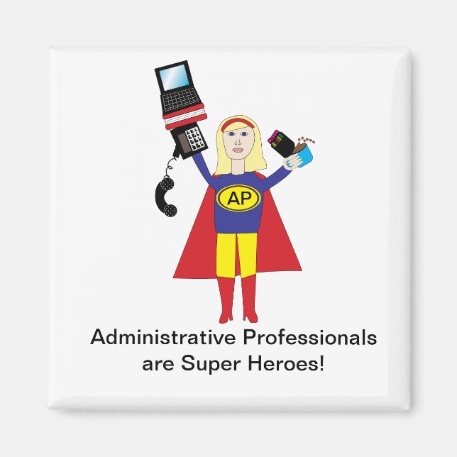 Administrativ Professionell Toppen Hero Magnet (Framsidan)