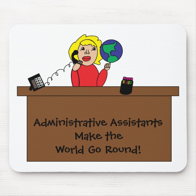 Administrativ Professionell World Mousepad Musmatta (Framsidan)