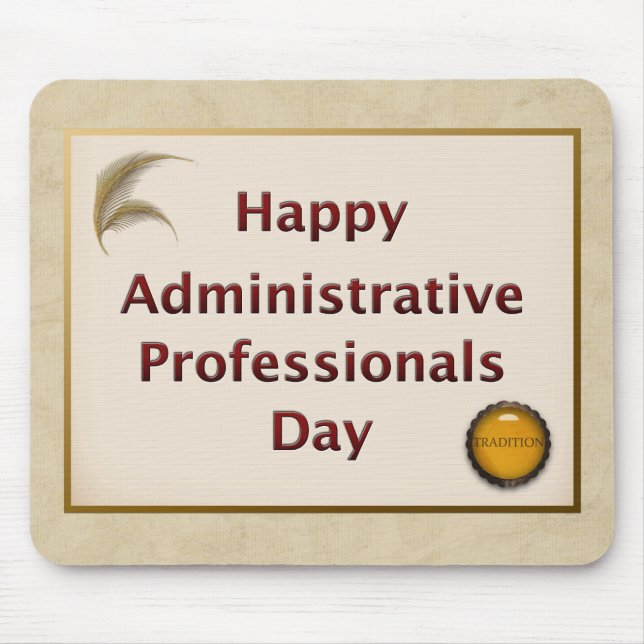 Administrativ professionelldagtradition musmatta (Framsidan)