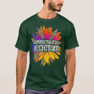 Administrativ solrosassistent t shirt