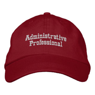 Administrativ Yrkesmässig Keps med Tryckt Admin Ha