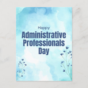 Administrativa professionellas dag vykort