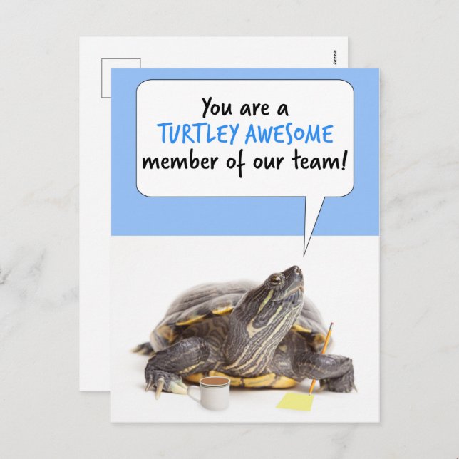 Administrativa Professionellen i lycklig Dag för u Helg Vykort (Fram/baksida)