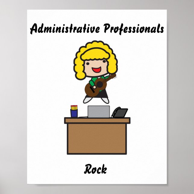 Administrativa Professioneller - anpassa Poster (Framsidan)