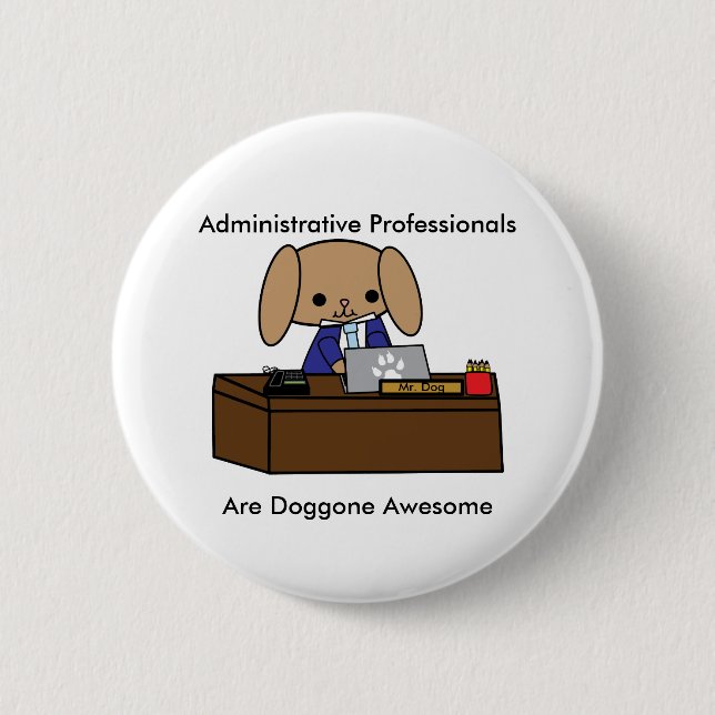 Administrativa Professioneller Doggo Fantastisk Hu Knapp (Framsida)