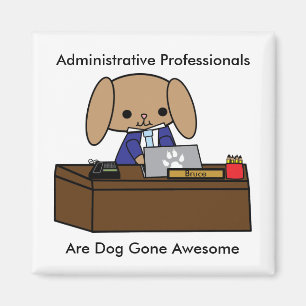Administrativa Professioneller Doggo Fantastisk Hu Magnet