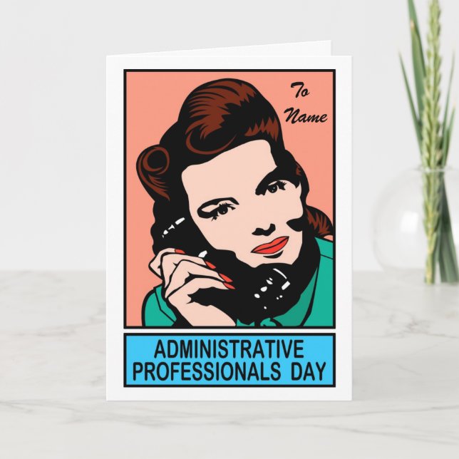 Administrativa Professioneller Kort (Framsida)