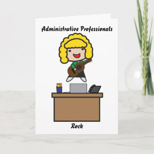 Administrativa Professioneller Sten Blonde Kort