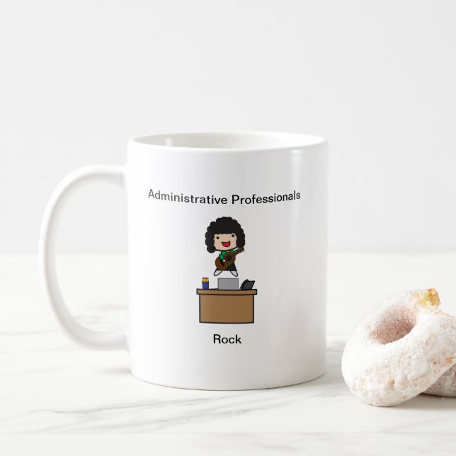Administrativa Professioneller Sten Cute Personali Kaffemugg (Med munk)