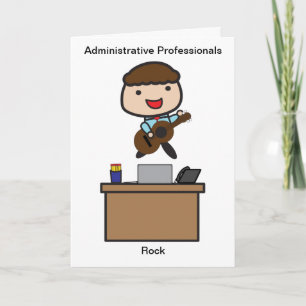 Administrativa Professioneller Sten Male Tack Kort