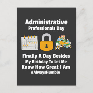 Administrativa professioneller vykort