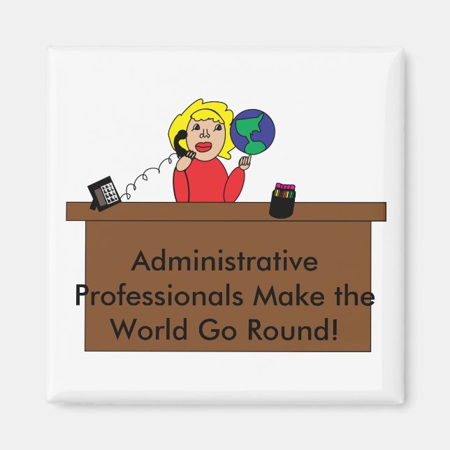 Administrativa Professioneller World Magnet (Framsidan)