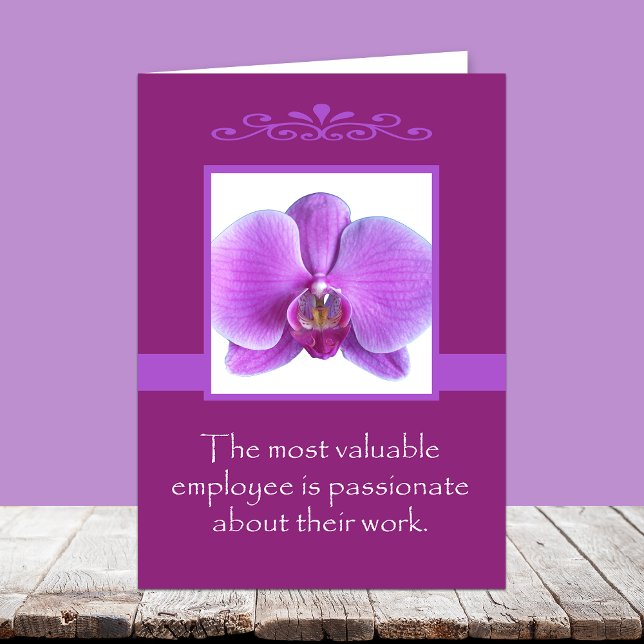 Administrativt Professionell-dagskort - Orchid Tack Kort (Skapare uppladdad)