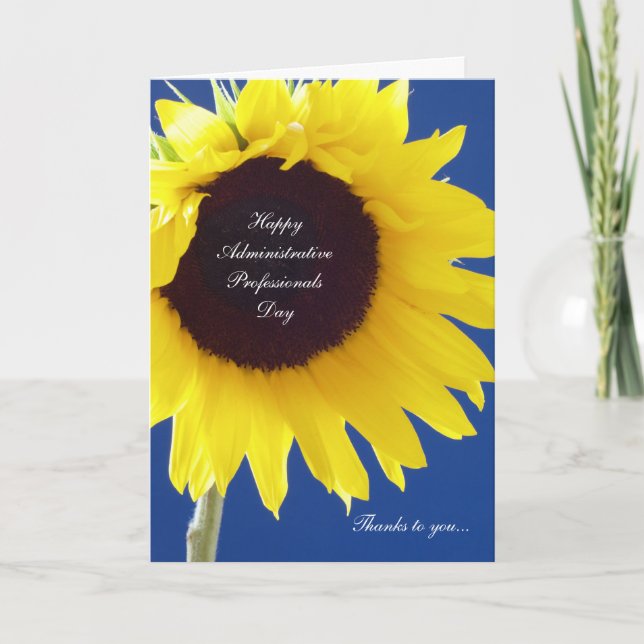 Administrativt Professionell-dagskort - tack Kort (Framsida)