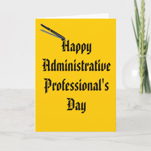 Administrativt Professionells dagskort Kort
