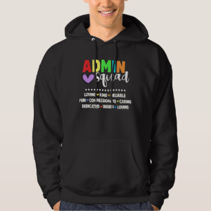 Administratör för skolassistenten Korgkantad, huvu Hoodie