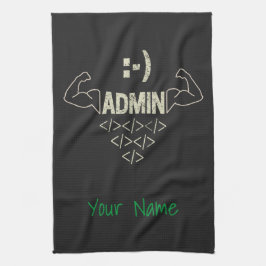 Administratörens IT Sysadmin Computer Scientist Kökshandduk