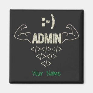 Administratörens IT Sysadmin Computer Scientist Magnet