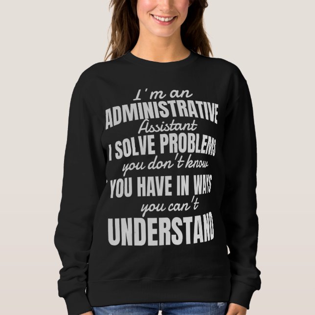 Administratörsassistent för administrativa Profess T Shirt (Framsida)