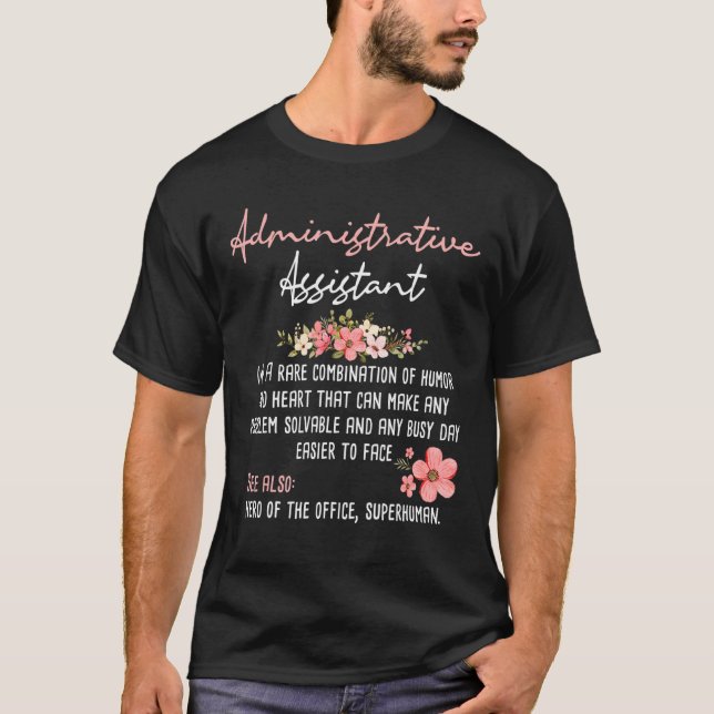 Administratörsassistent för Office Assistant S T Shirt (Framsida)