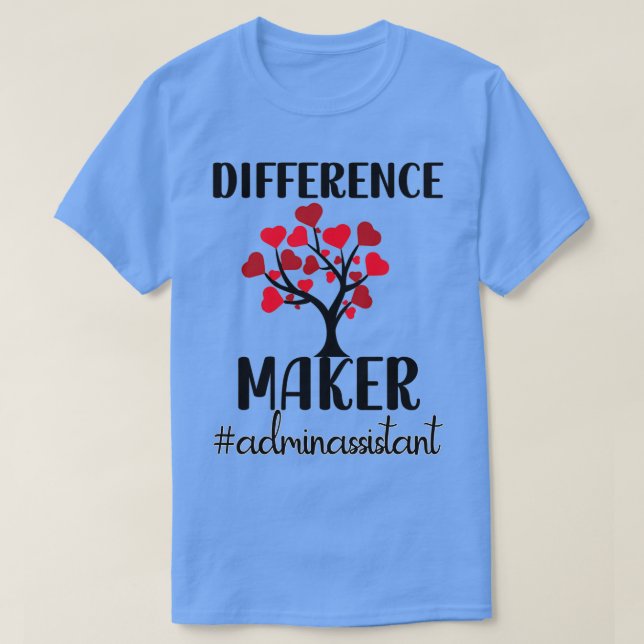 Administratörsassistenten ger administrativ assist t shirt (Design framsida)