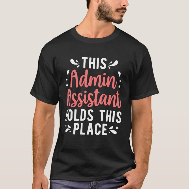 Administratörsassistenten har denna Ställe adminis T Shirt (Framsida)
