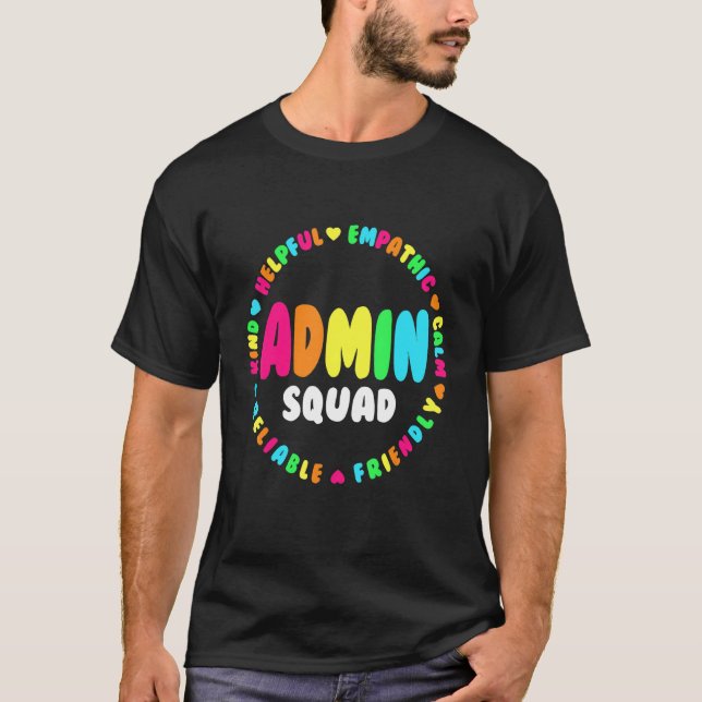 Administratörshårdskoleassistenten Förstklassig ha T Shirt (Framsida)