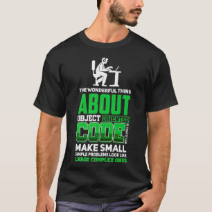 Administratörsprogrammerare Linu Binary Code Prem T Shirt