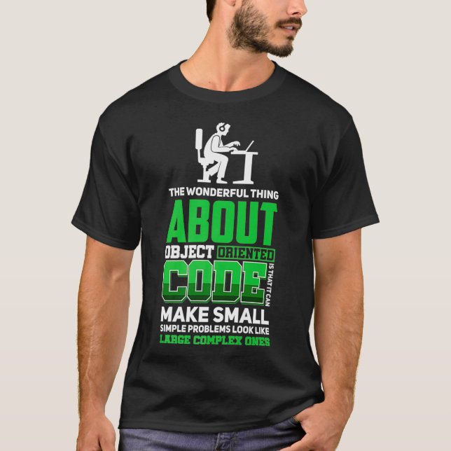 Administratörsprogrammerare Linu Binary Code Premi T Shirt (Framsida)