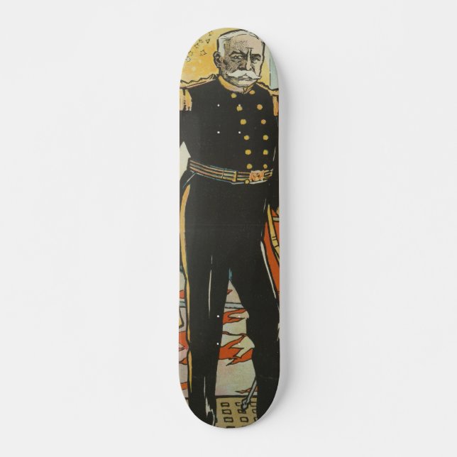 Admiral Dewey Mini Skateboard Bräda 18,5 Cm (Framsida)