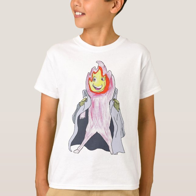 Admiral Fire Kid T Shirt (Framsida)