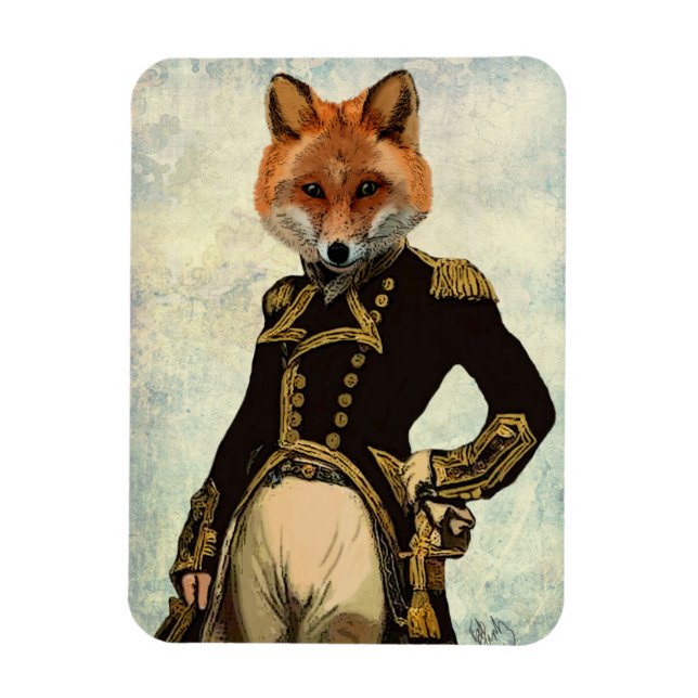 Admiral Fox Fullt 2 Magnet (Vertikal)