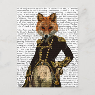 Admiral Fox Fullt Vykort