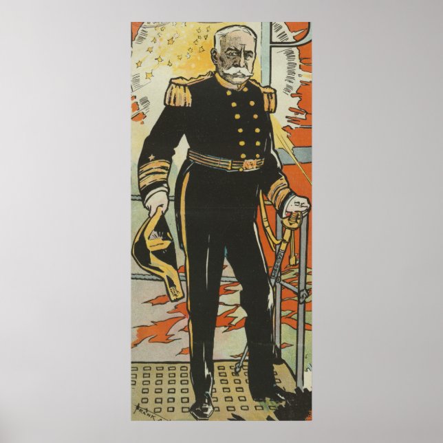 Admiral George Dewey Poster (Framsidan)
