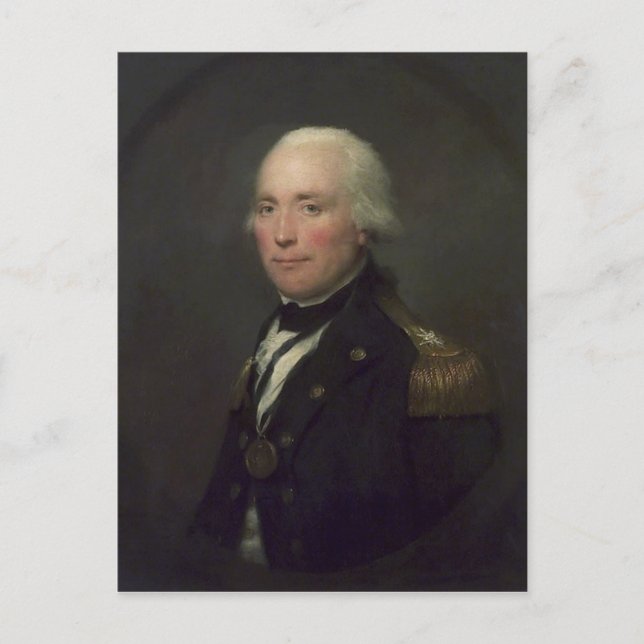 Admiral Herr Robert Calder Vykort (Framsida)