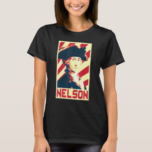 Admiral Horatio Nelson British Flagga Propaganda T Shirt