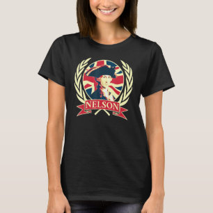 Admiral Horatio Nelson British Flagga Propaganda T Shirt