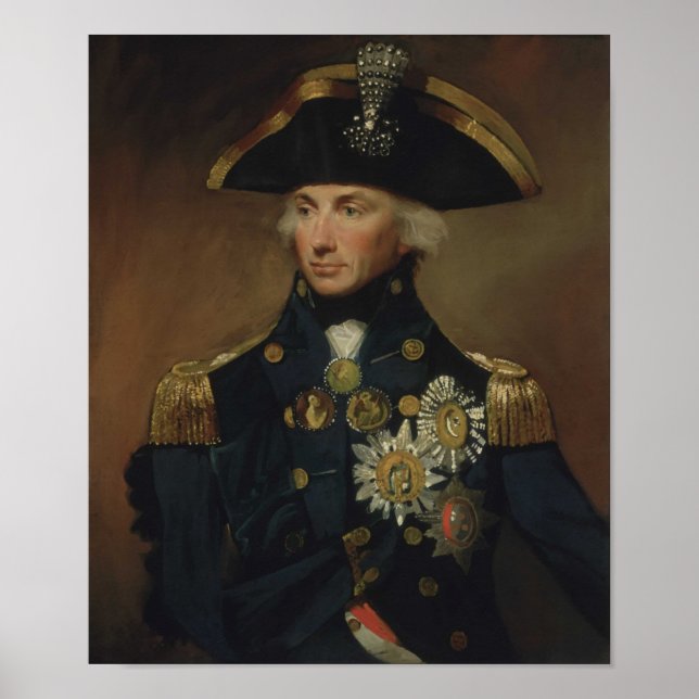 Admiral Horatio Nelson Poster (Framsidan)
