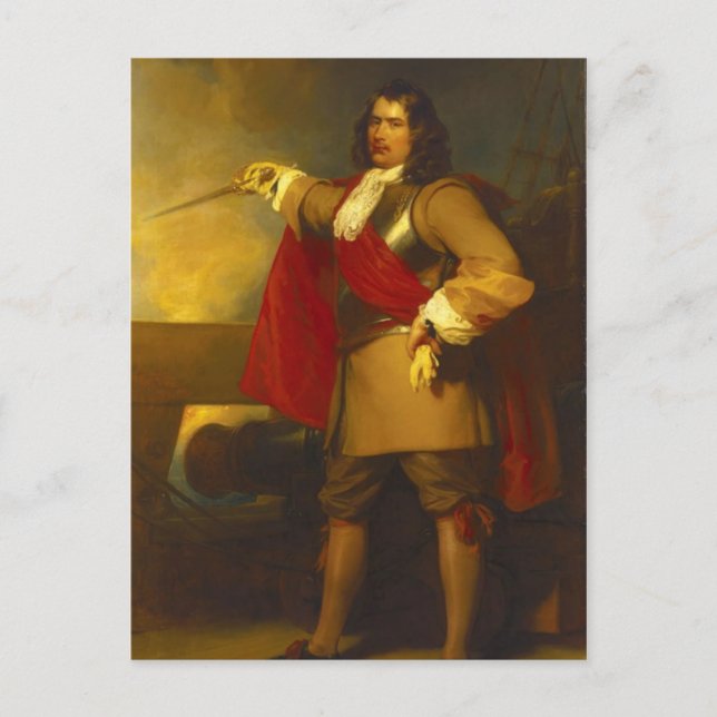 Admiral Robert Blake Vykort (Framsida)